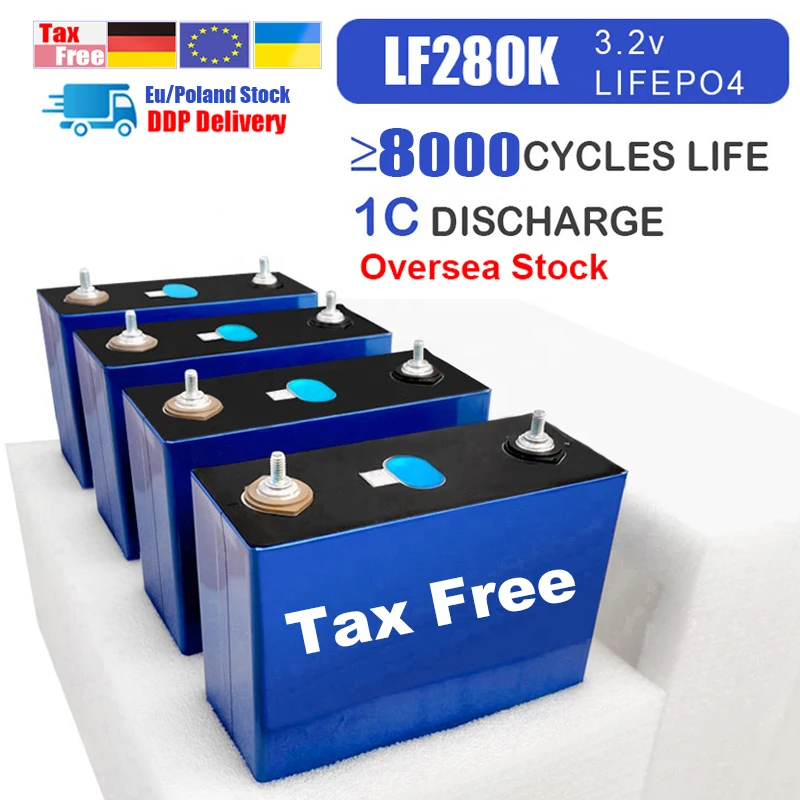 Qishou Germany Poland Eu Stock Lifepo4 Akku 3 2 V Lfp 280Ah Lf280K 12 8 51 аккумулятор 280ah Европейский склад