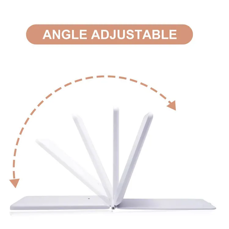 Portable Rechargeable LED Vanity Mirror Thin Touch Screen with 3 Brightness Colors and 10X Magnifying Makeup Compacy Mirror