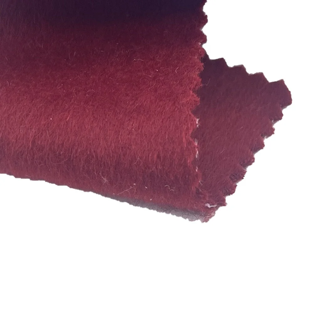 Fabric Manufacturing 100% Wool Plain Overcoat Winter Polar Fleece Fabrics For Clothing ZZH24005