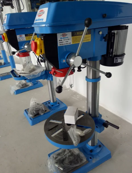  SP5216B-I China MT2 spindle taper vertical bench metal drill press manual drilling machine for