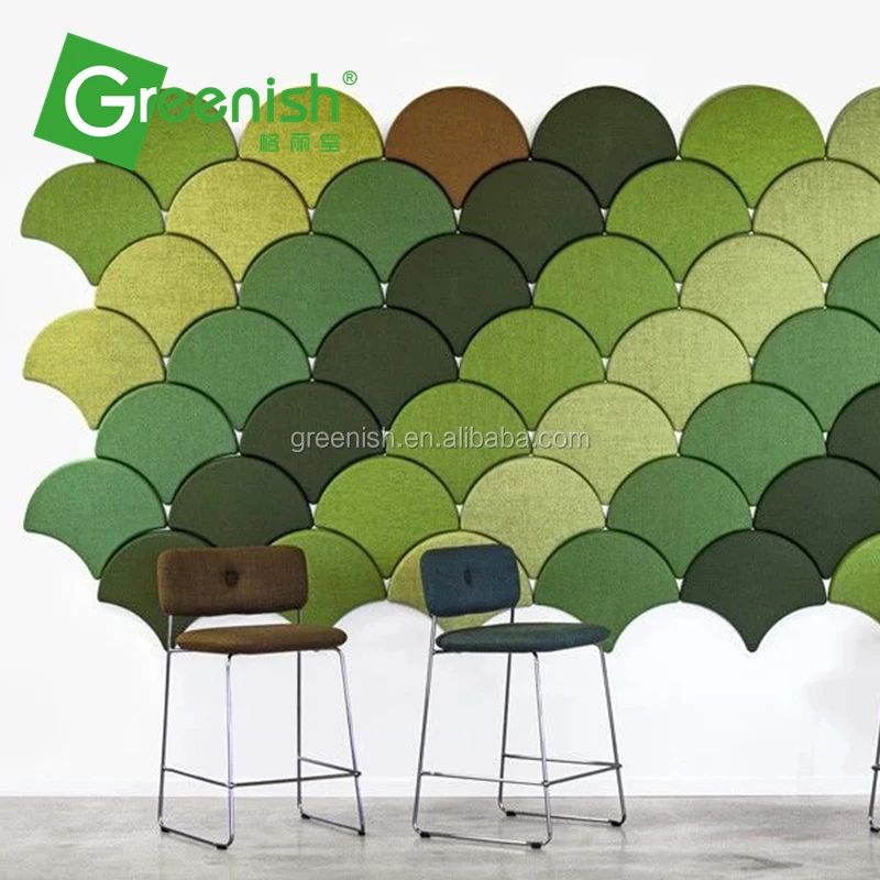 New arrival qrd diffuser polyester fiber material acoustic panel for building
