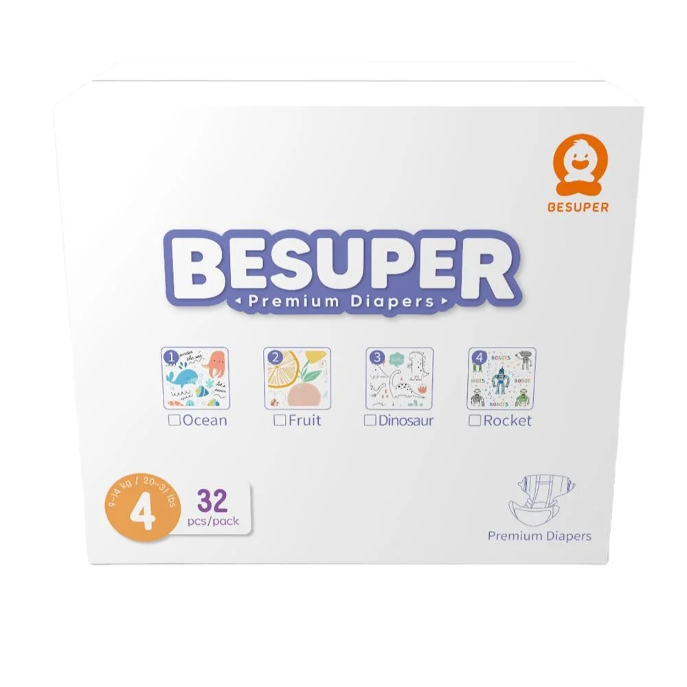 Одноразовые Детские Подгузники Besuper CE ISO