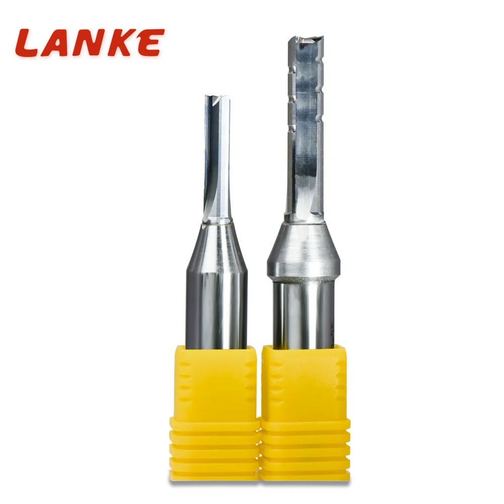 Best Price  Tct 3 Flutes Slotting Bits With Teeth End Mill For Woodworking  Straight Bit