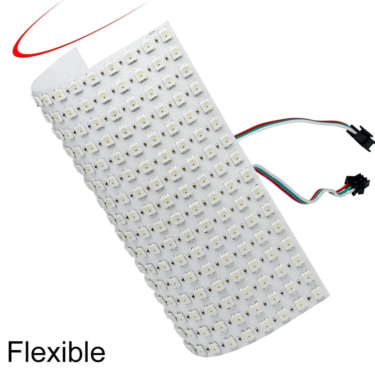Flexible 8X8 Full-Color Splicing Screen Hat Bicycle Car Programming Dot Matrix Screen Iridescent Large Pitch LED Pixel Screen