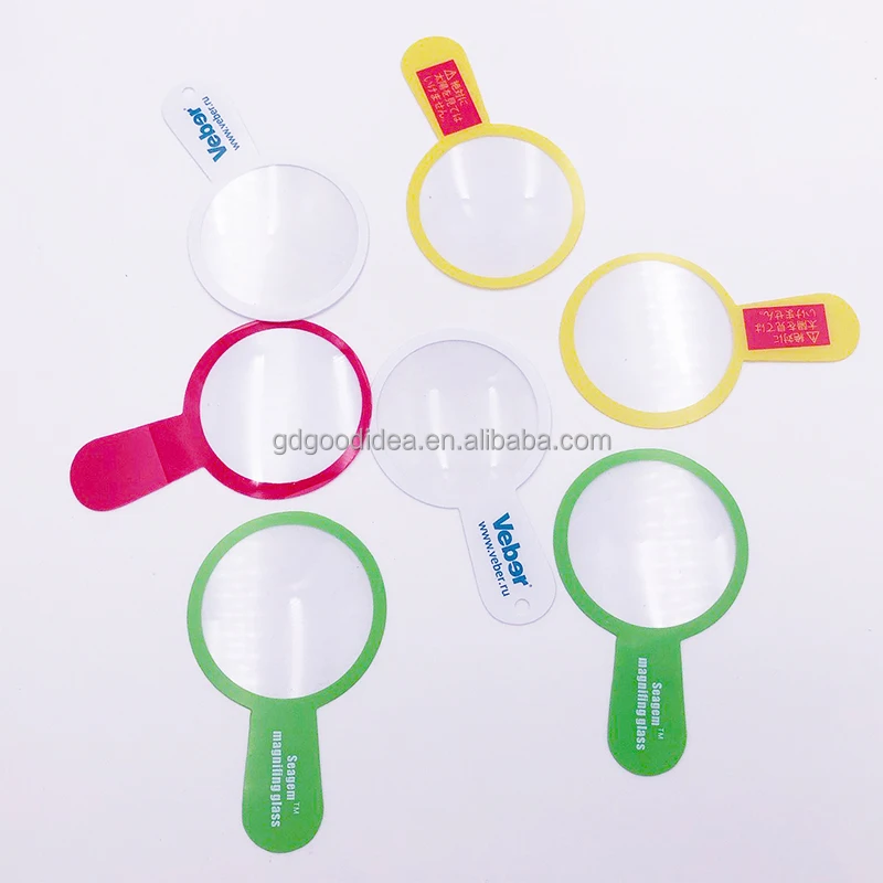 Factory manufacture Low price Wholesale pvc ruler magnifier plastic bookmark ruler