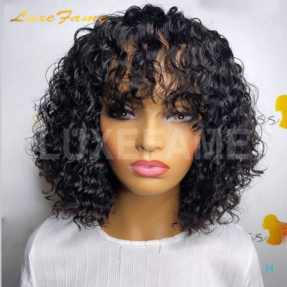 Short Full Lace Straight Curly Bobs Wig Human Hair Woman Lace Frontal Wig 100% Bob Cut Human Hair,Lace Front Wholesale Bob Wig