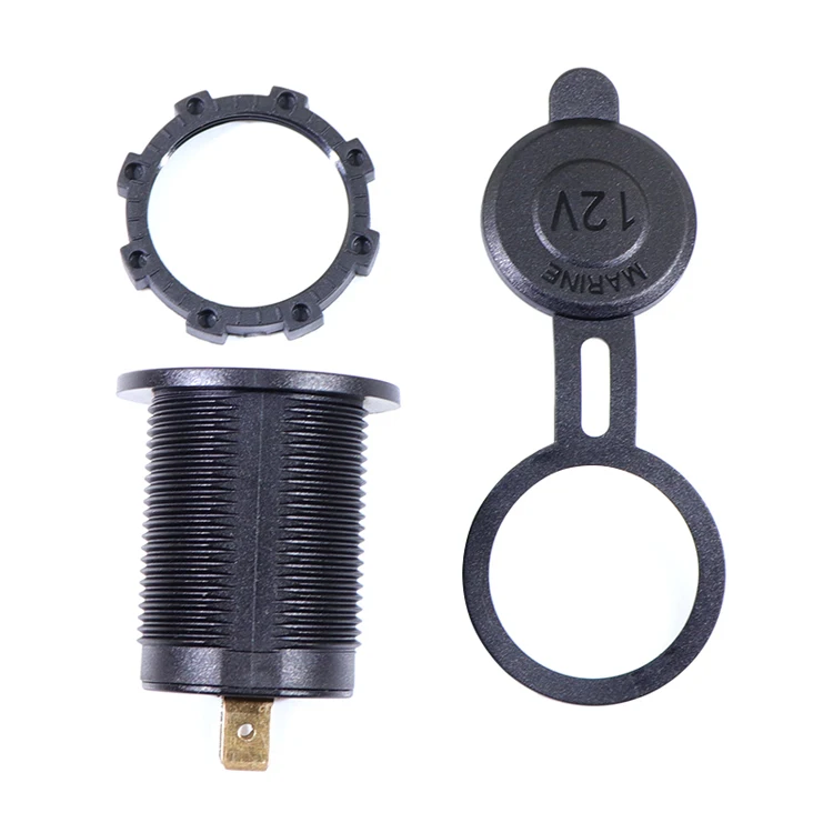J302 Marine Cover DC12V Power Socket Panel For Marine Car Yacht DC Socket Waterproof Power Outlet Socket