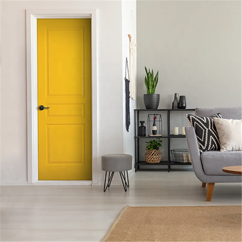 DAIYA Mdf Jamb Pvc Coating Interior Wooden Door