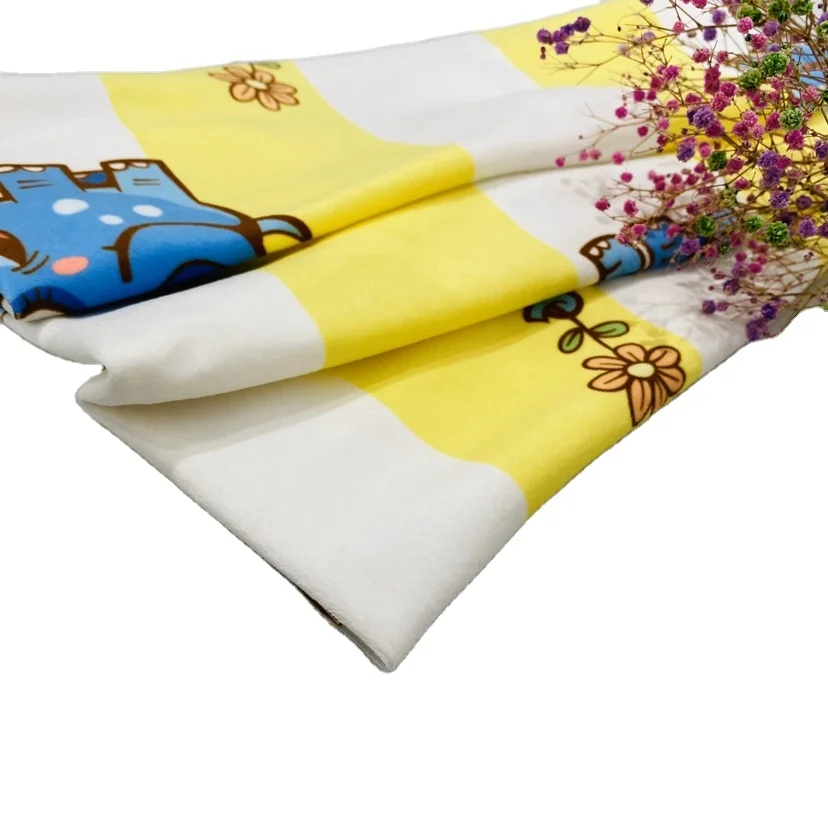 
2018 New Style Cheap custom Digital Printed 100% Rayon woven fabric 