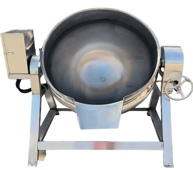 Tilting sugar pot automatic stirring sandwich pot