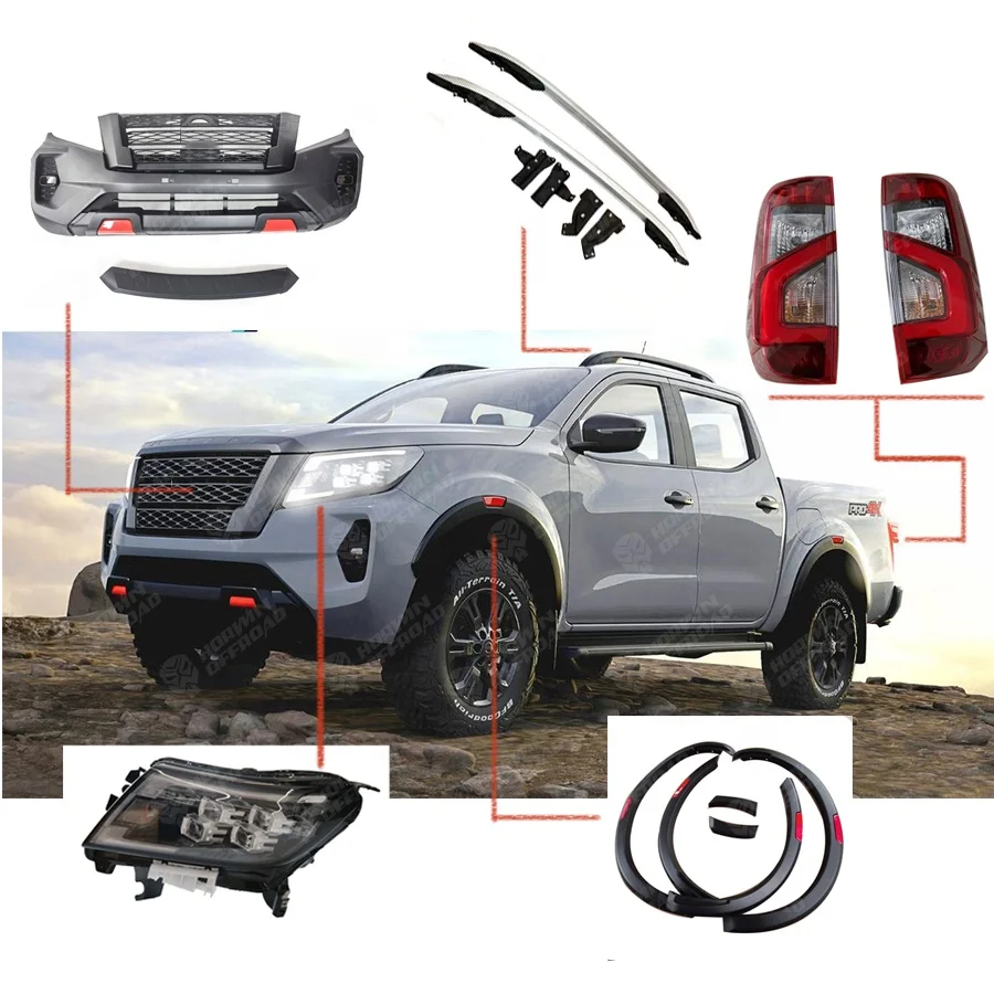  New Upgraded and Modified Front Facelift Body Kit Bumper For Navara NP300 2016 to
