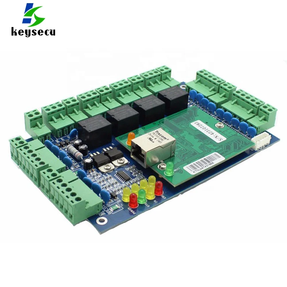 Бесплатное программное обеспечение TCP/IP Мульти двери 4-дверный шкаф для мониторинга в реальном времени Wiegand управление rfid-карт доступа панель доска безопасности для строительства