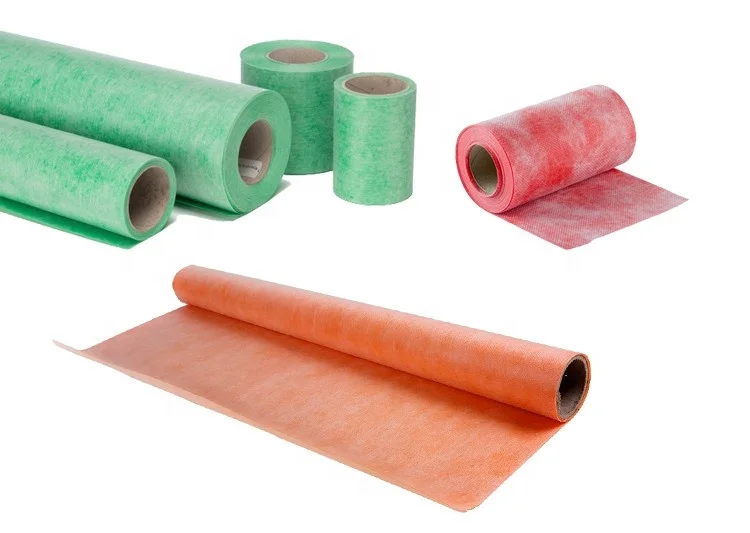 300g pe pp waterproofing membrane for shower room wall and floor polyethylene polypropylene fiber composite waterproof membrane