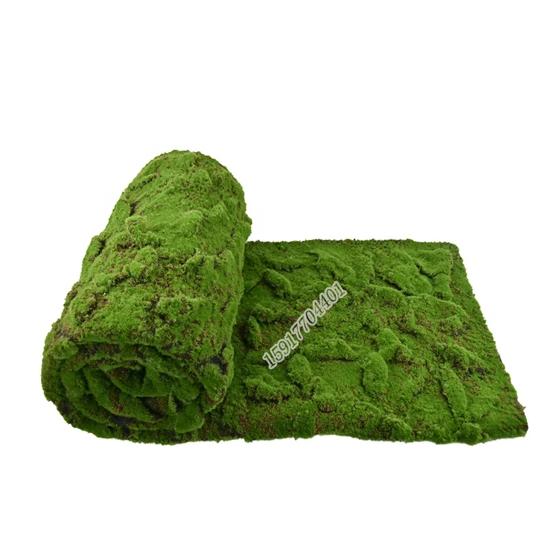 Factory Wholesale faux grass turf fake plant High Quality Artificial Moss for wall Decoration
