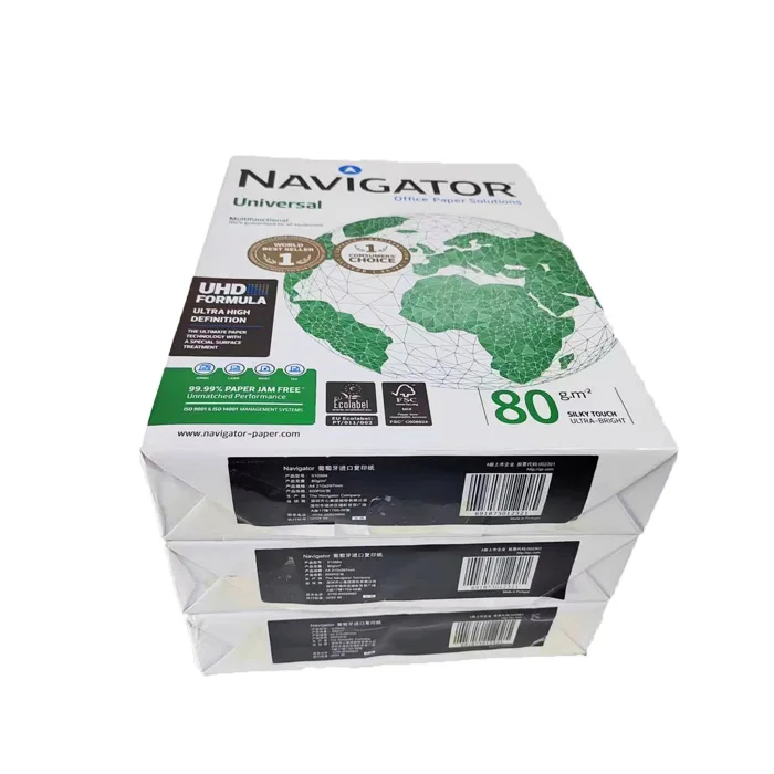 Factory Price 80GSM 75GSM 70GSM A4 Copy Paper 8000 Reams Packing Customized Package