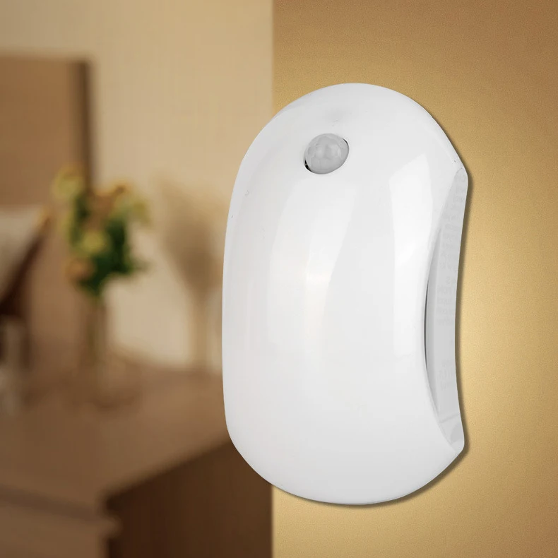 Mouse Shape Ce Rohs Cb Led Sensor Control Auto Plug In Night Light For Lighting Kids