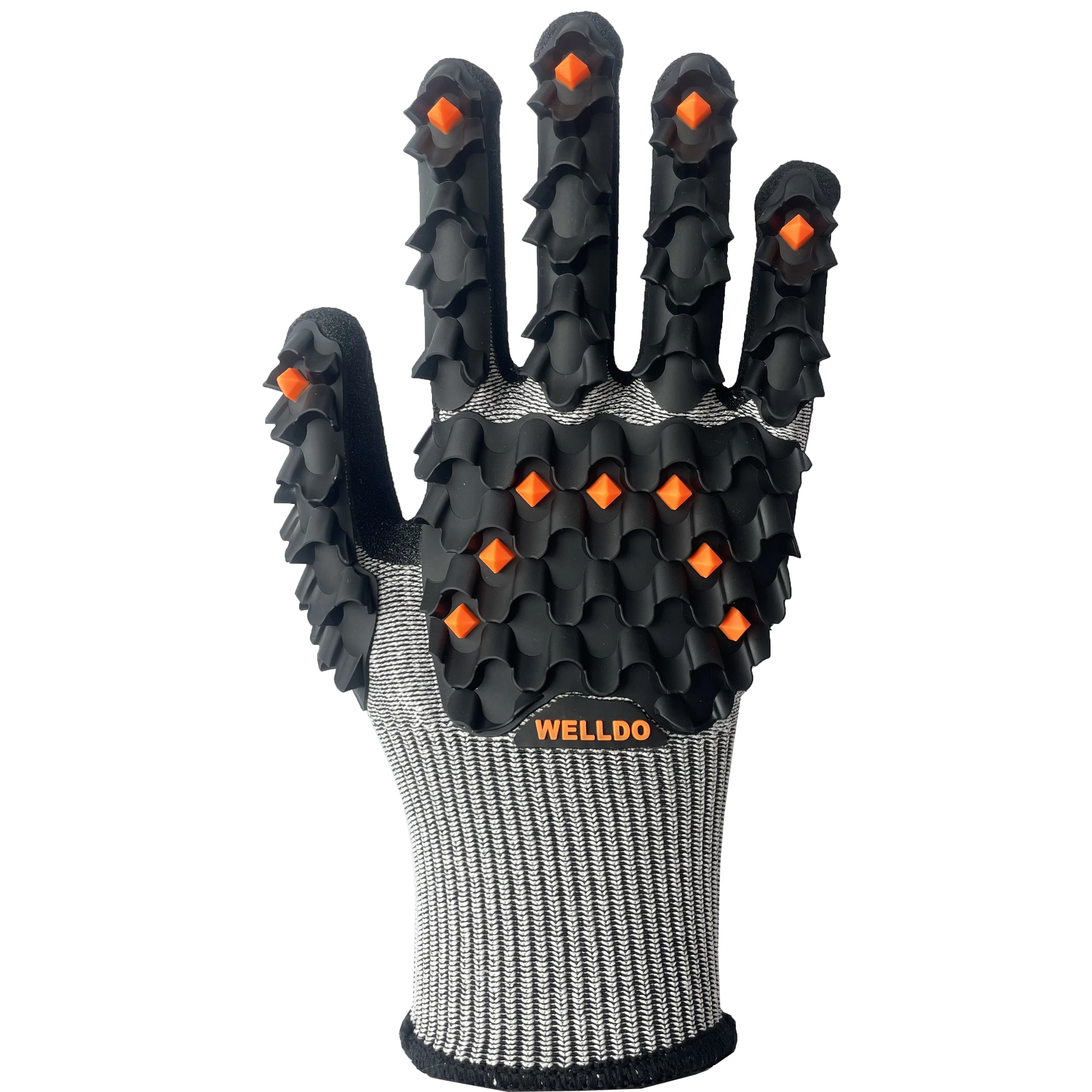 13 gauge sandy nitrile coated cut resistant level 7 puncture resistant high impact safety TPR working gloves