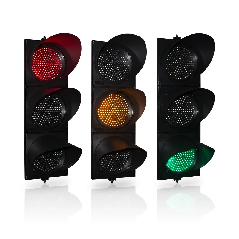 Factory hot sale Dia. 300mm tricolor full ball traffic lights