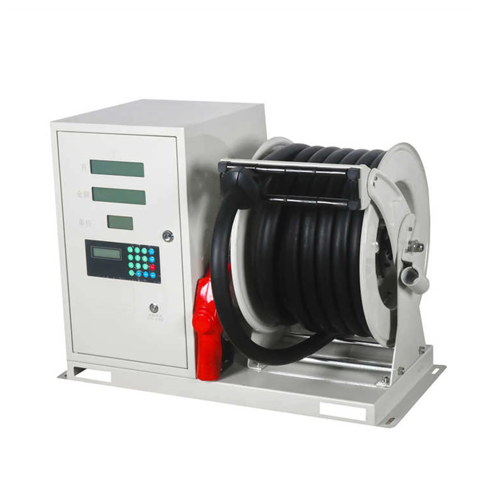 Portable Mobile Fuel Dispenser 220V Electric Fuel Dispenser Hose Reel Fule Dispancer Machine