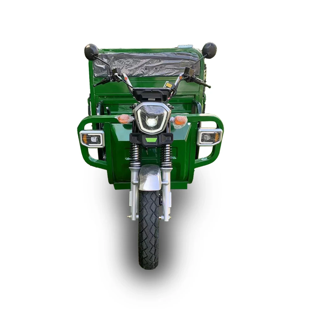 High-Performance Electric Tricycle 1500W 3 wheel motorcycle 45km/h Speed Complete Light Set & Brake System electric truck