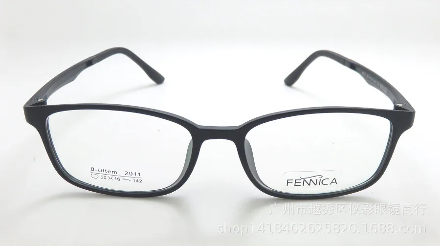 Factory direct tungsten carbon plastic steel eyeglass frame NICE ECHA 2011