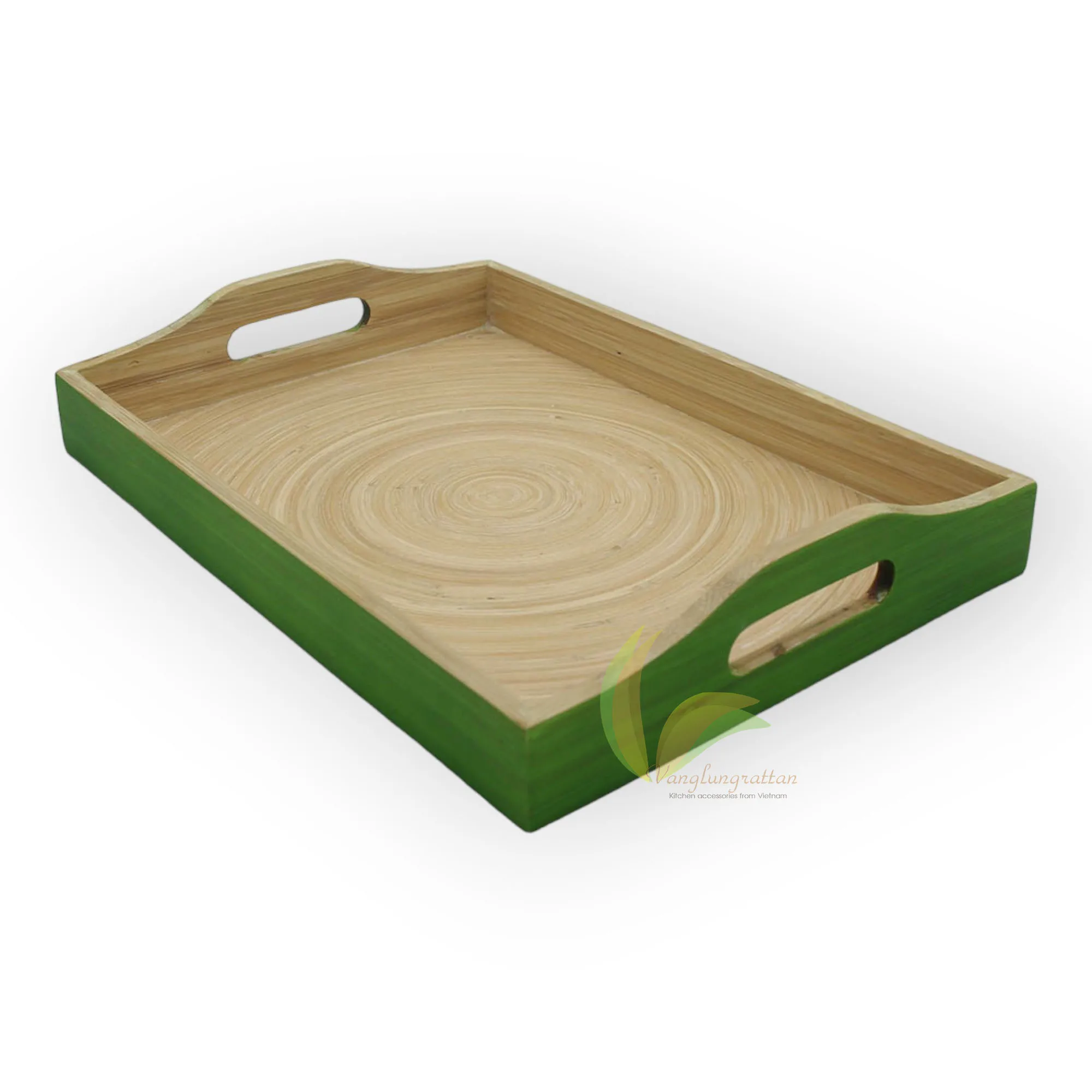 Vietnam  High Quality Woven Straw Rattan Tray Rattan Food Serving Tray With Reasonable Price