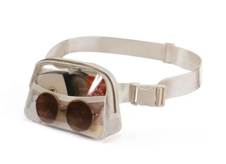 Transparent Clear Fanny Pack Stadium Approved Waist TPU Sports Crossbody Anywhere Belt Bag Chest
