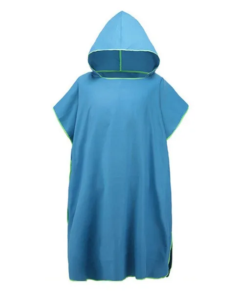 Customized Small Poncho Microfiber Print Bath Towel With Hood custom for Adults and Children