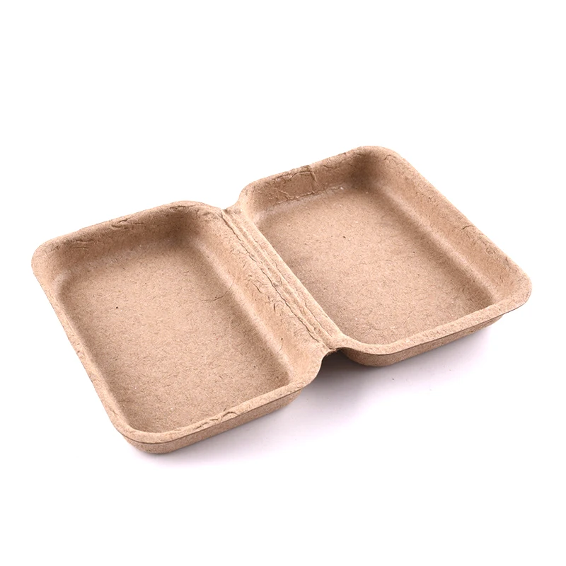 Top Quality 100% Eco-friendly Recyclable Biodegradable Protective Customized Molded Pulp Tray Packaging for Pulp Container