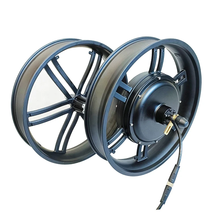 best-selling 20*4.0 20 20x4 inch Gearless 48V 60V 72V1500W Off-road Fat Tire Electric Bicycle Hub Motor with Front Wheel