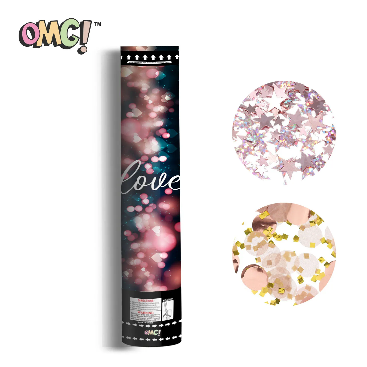 OMG Новое поступление, Розовый Лепесток, красное сердце, праздничный Поппер для свадьбы, дня рождения, празднования вечеринки