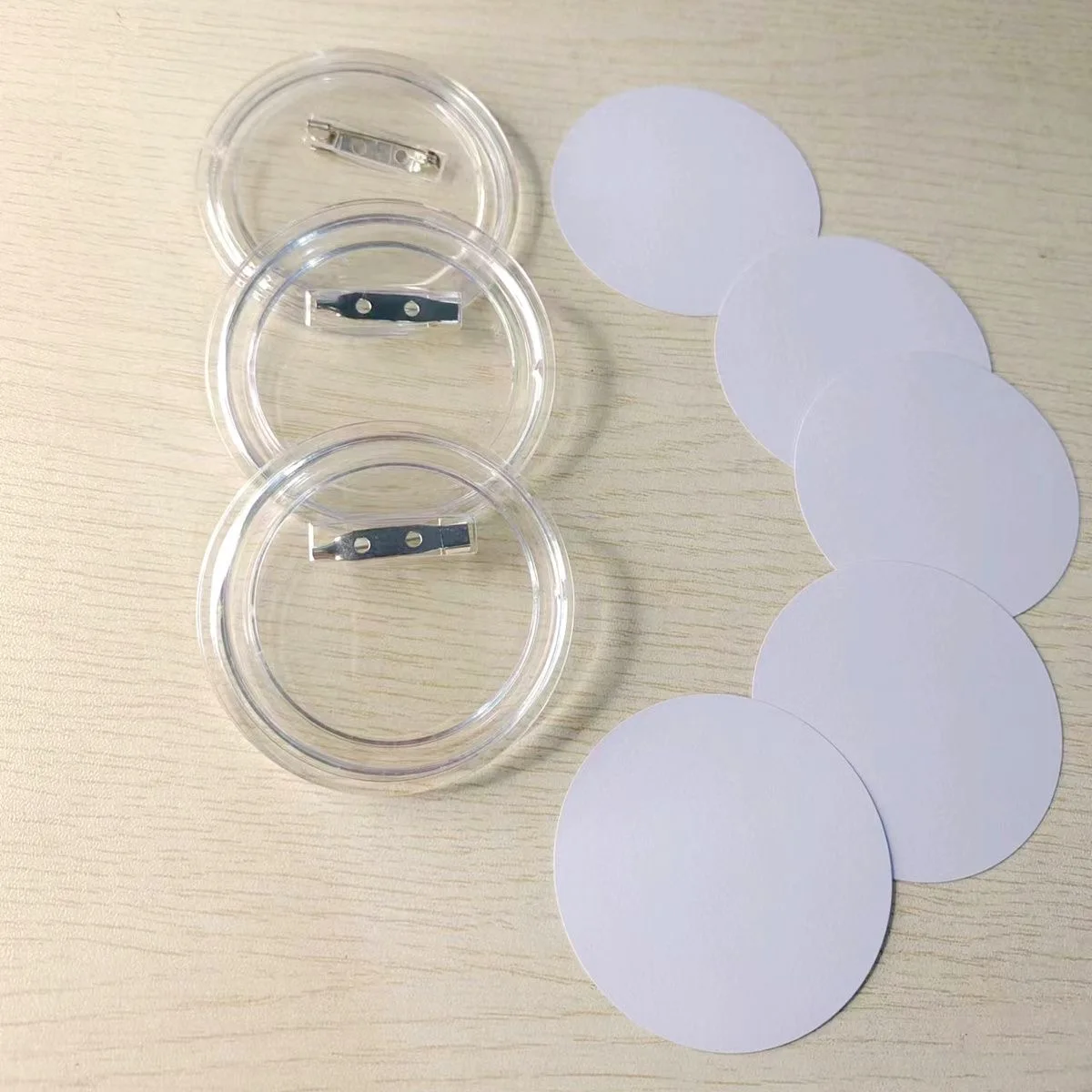 35/45/50/60/ 70MM  Round Acrylic Badge