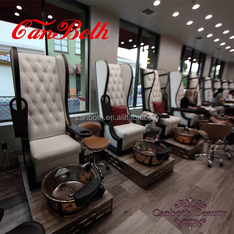 Royal king throne spa pedicure chairs bowl with whirlpool jet CB-FP003