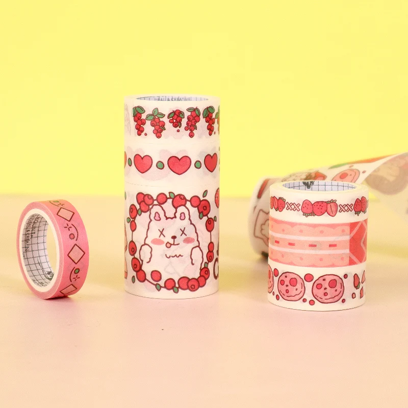 Дешевая лента SingleSide, красивая мультяшная графика, легко наклеивается