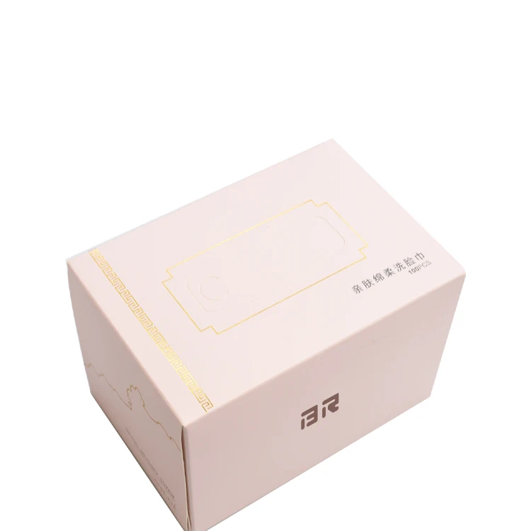 Factory wholesale dry wipes 100% cotton makeup remover disposable face towels