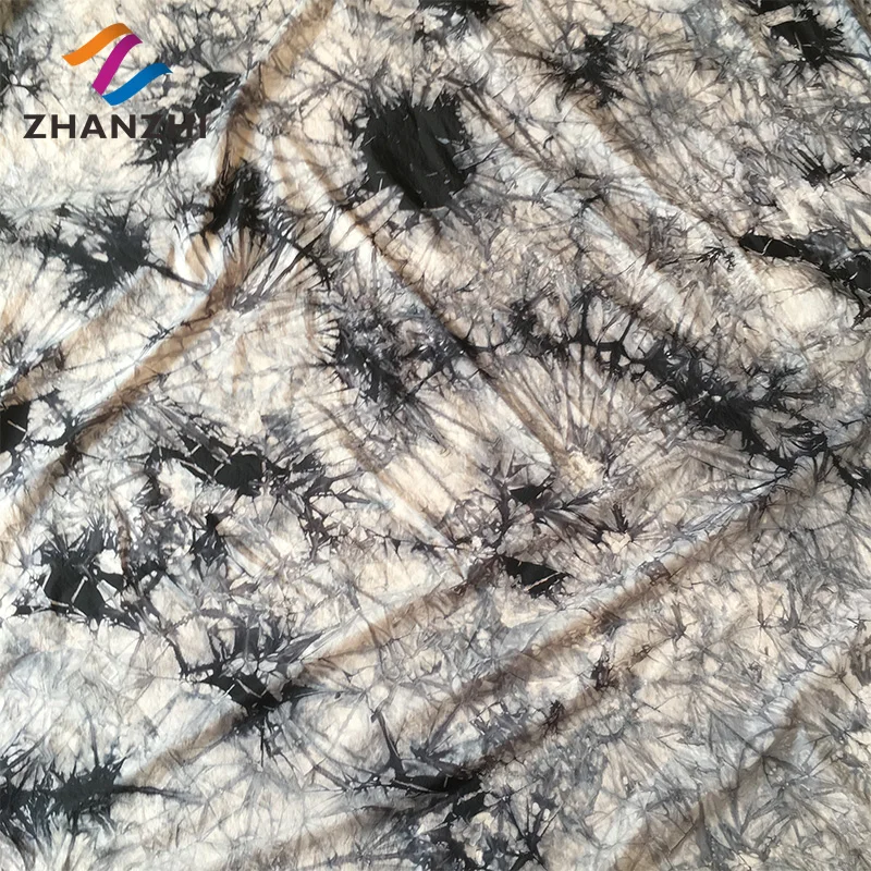 
100% Nylon Tie Dye Fabric for Wholesale 