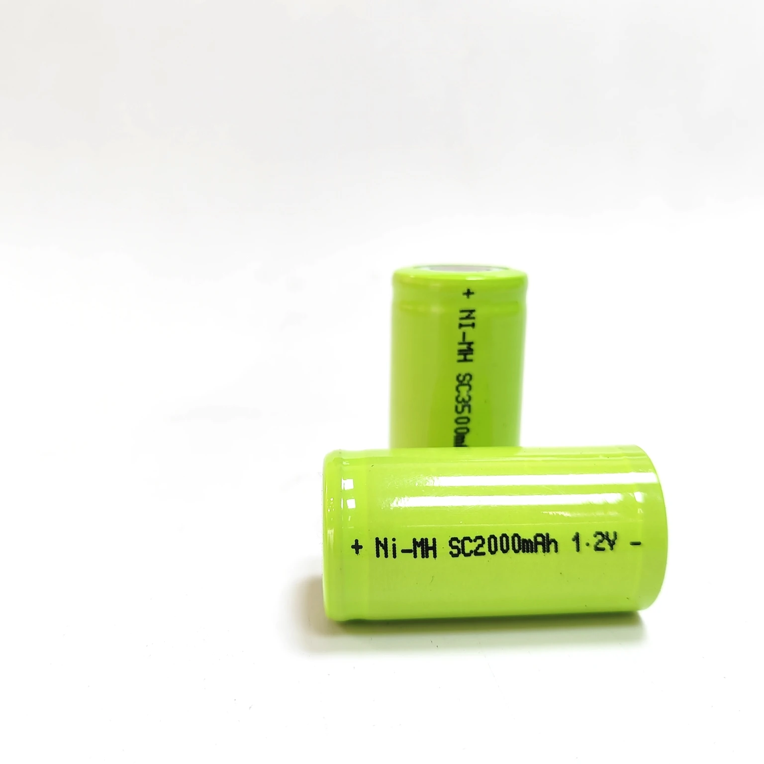 1.2V SC1500mAh 1800mAh 2000mAh 2500mAh 2800mAH 3000mAh 3300mAh 3500mAh 4000mAh 4500mAh NIMh battery cell high power battery cell