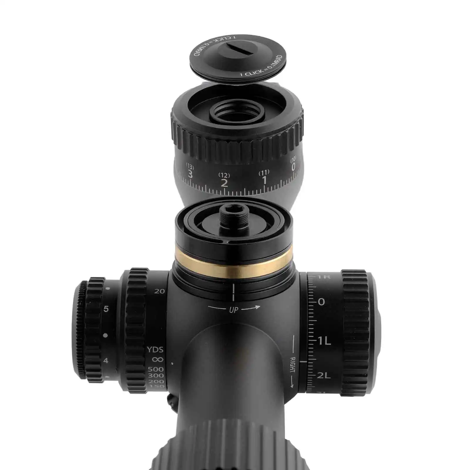 Marcool Evolver 4-16x44 FFP Scope High-Performance Hunting Tactical Red Illumination Zero Stop Diamond Lens Long Range Use