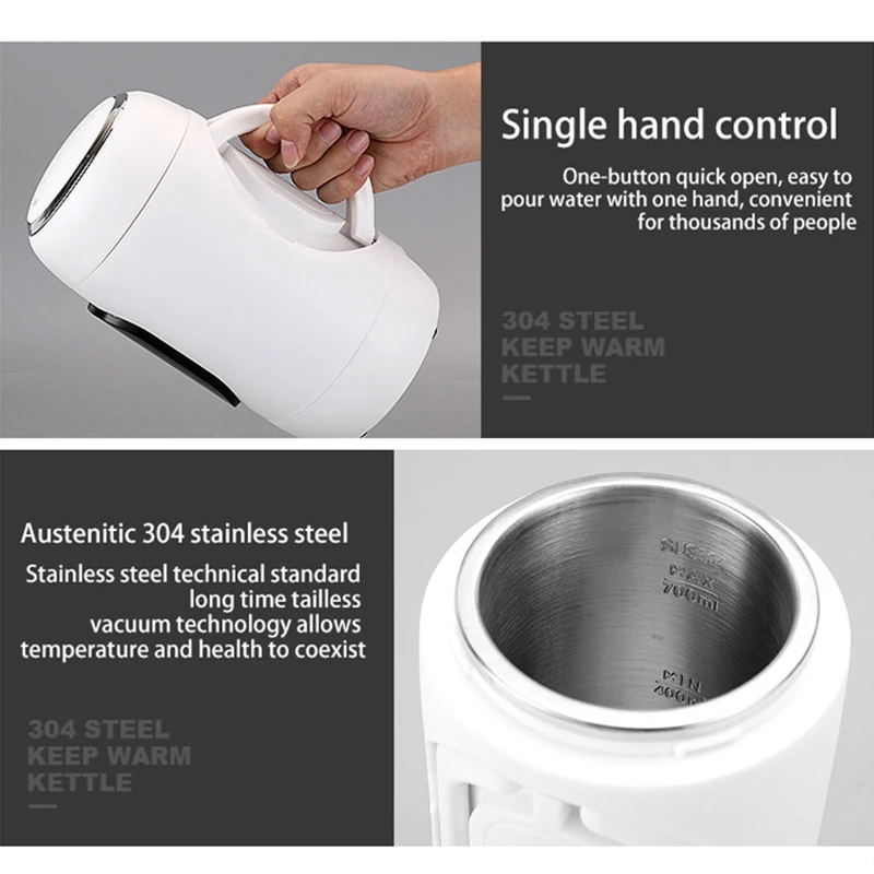 Affordable, compact and portable multifunctional  hot water kettle electric