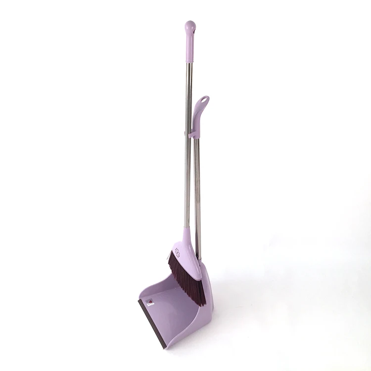 2021 New House Ware  Design Plastic Dustpan And Broom Set Combo