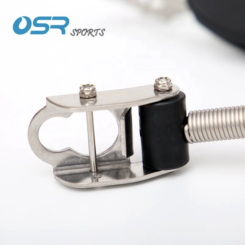 1pair stainless steel fin strap with soft rubber curved to fit heel 3 sizes S M L