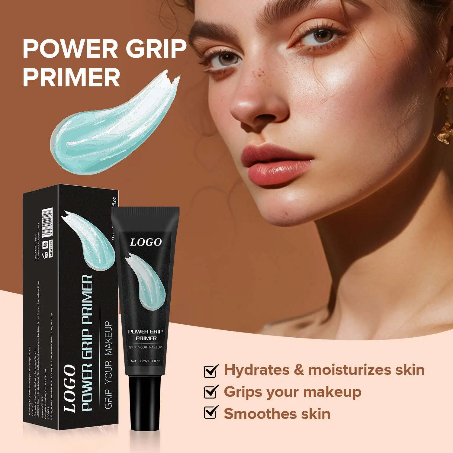 Beauty Private Label Primer Makeup Long Lasting Smoothing Moisturizing Grip Face Primer