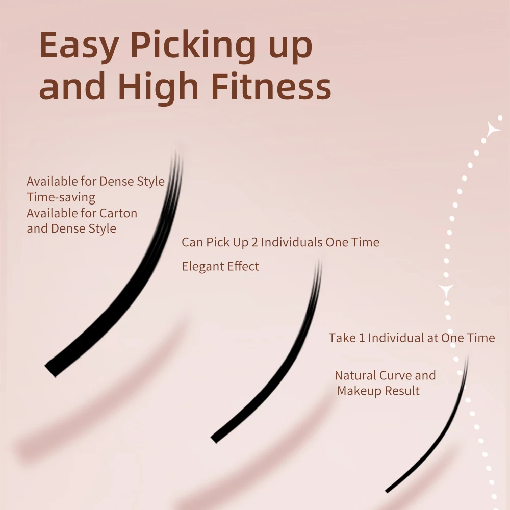 NAGARAKU Ellipse flat bottom eyelash extension mink eyelash extension manufacturer