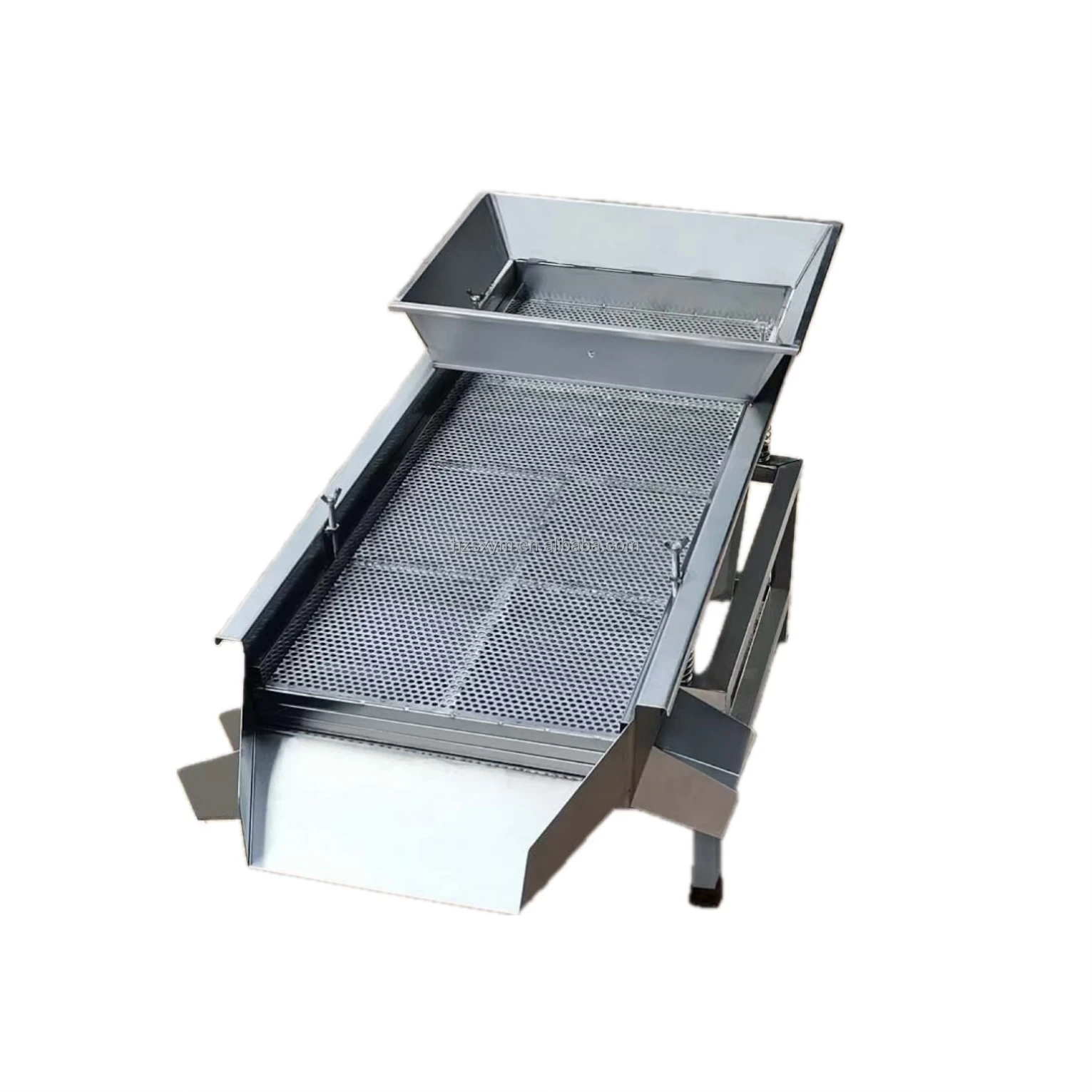 Linear Small vibrating screen sieve machine for sifting wheat corn rice coffee beans