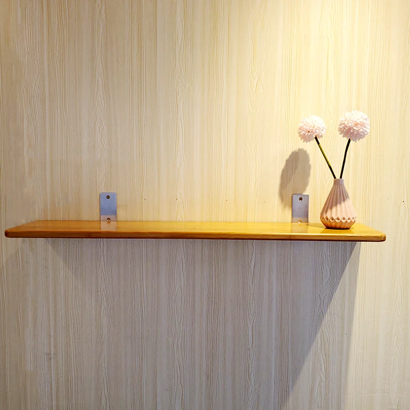 Modern Decorative Bamboo Hanging Floating Commodity Wall Storage Shelves Unit Home Decor for Living Room Kitchen Bathroom