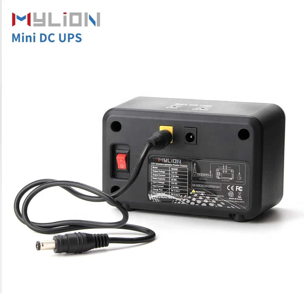 Mylion mu635 21000mah 77.7wh 12v 2a mini dc ups резервная литиевая батарея с японской батареей