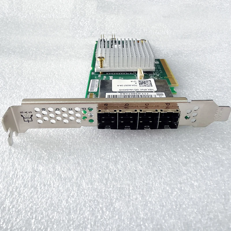 12GB 4 port Mini SAS HD HBA card board X2071A 111-03801 for NETAPP