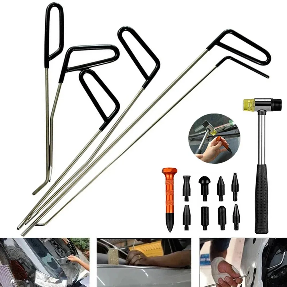 Universal Auto Body Sheet Metal Paintless Dent Repair Kit Professional Workshop Car Accessories Tools Slide Hammer Remover Set