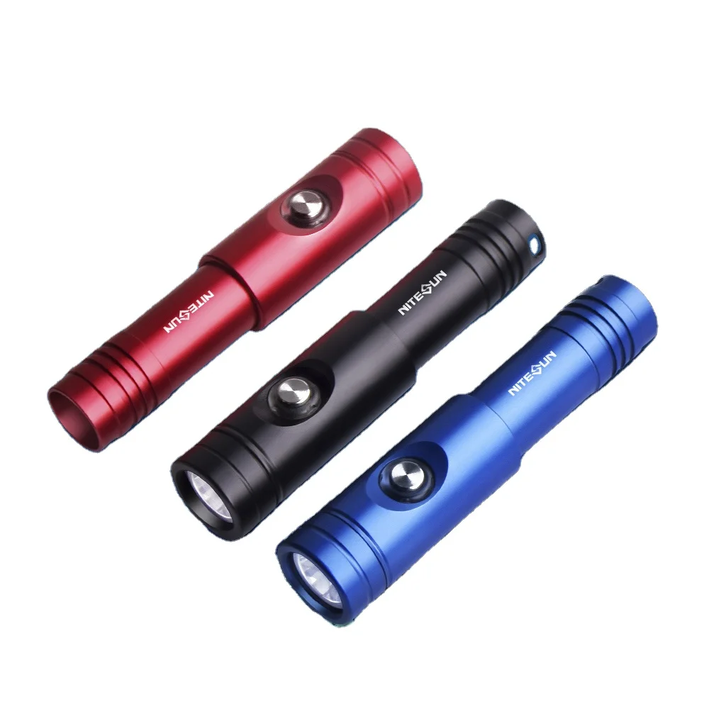 SMACO  Deep dive 100 waterproofing system accept OEM Logo design diving underwater flashlight underwater equipment