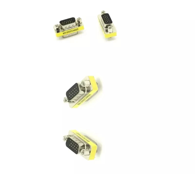  HD15pin VGA штекер-штекер мини преобразователь пола адаптер для